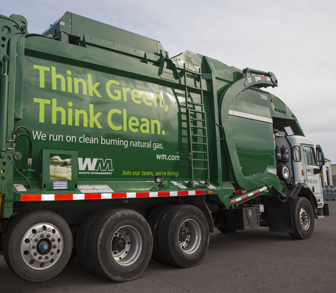 Think Green, Think Clean Waste Truck