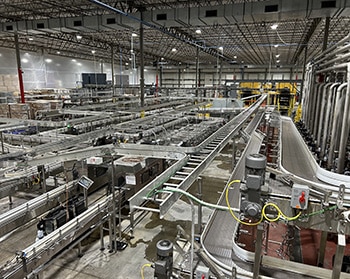 Overhead shot of the inside of Lion Brewery