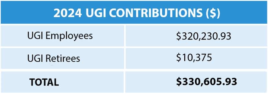 2024 contribution amounts from above paragraph shown in table format