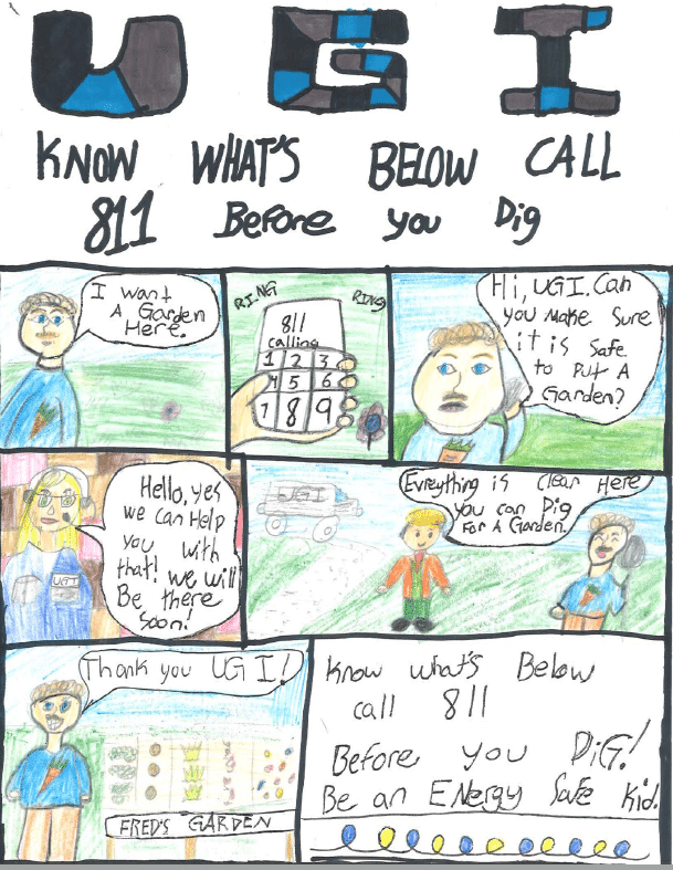 Poster about 811 safety