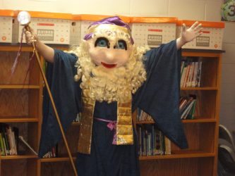 Original Reading Wizard costume.